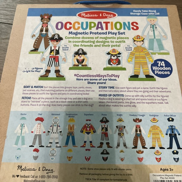 Melissa & Doug Other - Melissa & Doug Occupations Pretend Play